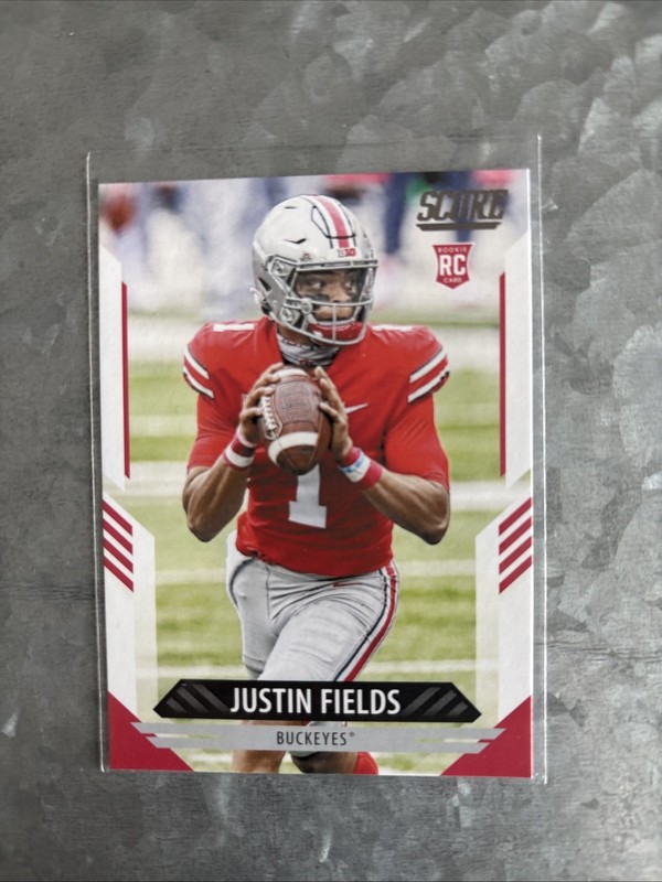2021 Score - Rookies Justin Fields #302 (RC)