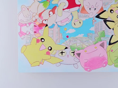 Postal Pokémon Pikachu & Friends por Keiko Fukuyama rara Nintendo de Japón - Imagen 3 de 7