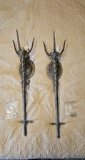 Robers Leuchten WL3394 German Wrought Iron Wall Lamp Sconce medieval gothic