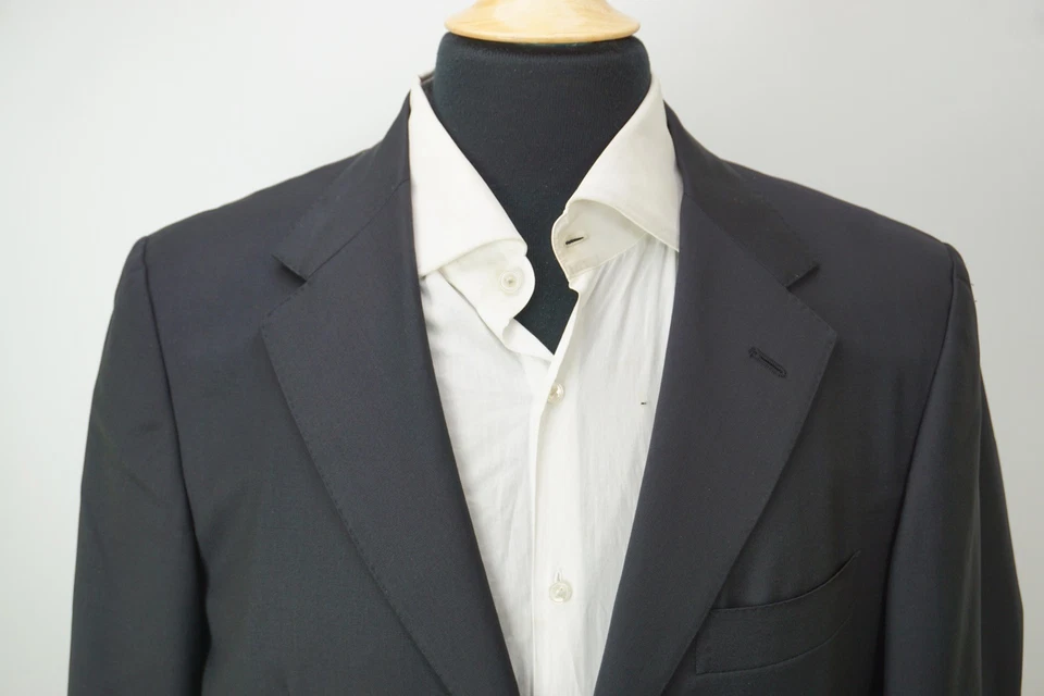 Sartoria Partenopea Azul Oscuro S140s Chaqueta de Lana Abrigo Deportivo Talla 42R NUEVO Foto 2 de 4