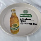 Vintage Barrilitos Soda metal serving tray Mexican Soft Drink 13 In Collectible