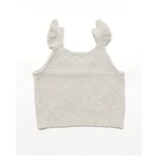 Rylee and Cru Girls Sleeveless Knit Cropped Tank Top Casual Gray SZ 6 to 7years