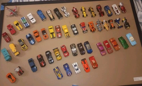 Vintage HOT WHEELS - Lot Of 54 Diecast Cars Vehicles Loose Lot  70s - 2010s