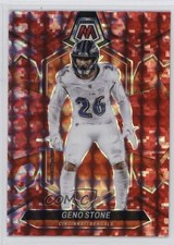 2024 Panini Mosaic Red Camo Mosaic Prizm Geno Stone #49 0t2
