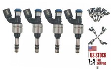 4pcs Fuel Injectors 12633784 Compatible with Chevy Equinox GMC Terrain Bui-ck
