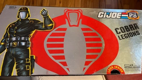 2007 GI Joe 25th Anniversary 5-Pack Cobra Legions Set NEW IN BOX