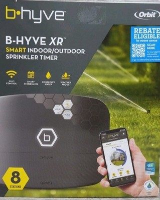 Orbit B-Hyve, XR 8 Station, Smart WiFi, Indoor Outdoor, Sprinkler Timer