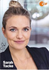 Sarah TACKE - dt. TV-Moderatorin, ZDF, WISO, ...