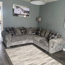 Verona Corner L Shape Couch Sofa for Sale 2c2 Scatter back High back Fullback