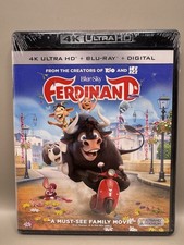 Ferdinand (4K UHD + BLU-RAY + DIGITAL) - FACTORY SEALED - BRAND NEW!