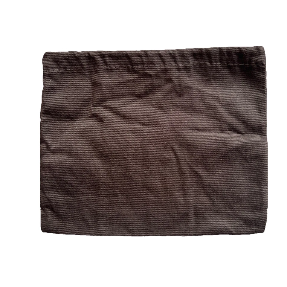 "Bolsa de viaje GUCCI con cordón para el polvo marrón 9"" x 7,5""" Foto 3 de 4