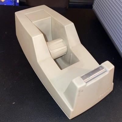 Vintage Scotch C-40 Deluxe Desk Tape Dispenser Desert Sand