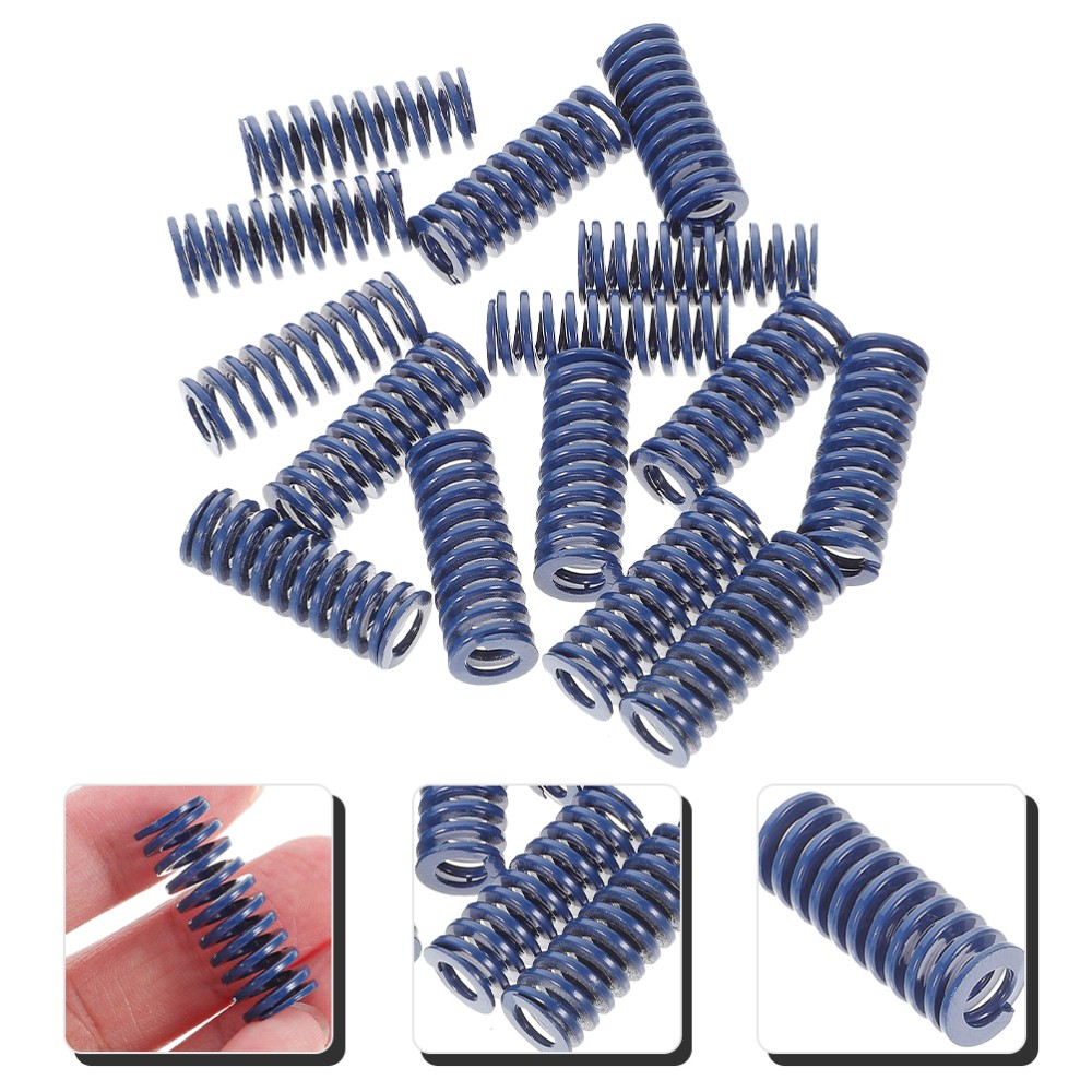 15-Piece Spring Set for Beds, Coil Compression Mold & Tension Springs