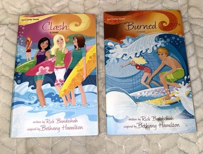 Soul Surfer Series Lot of 2 Clash & Burned Bethany Hamilton Zonderkidz PB