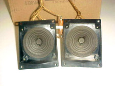 ALTOPARLANTI VINTAGE TWEETER COPPIA FIAMMIFERI MAGNETI ALNICO MONTATI IN TROMBE