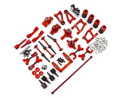 Tamiya TT-01 Upgrade Pièces Aluminium Wheel Hex Drive Adaptor with Pins & Screws - 4Pcs Set