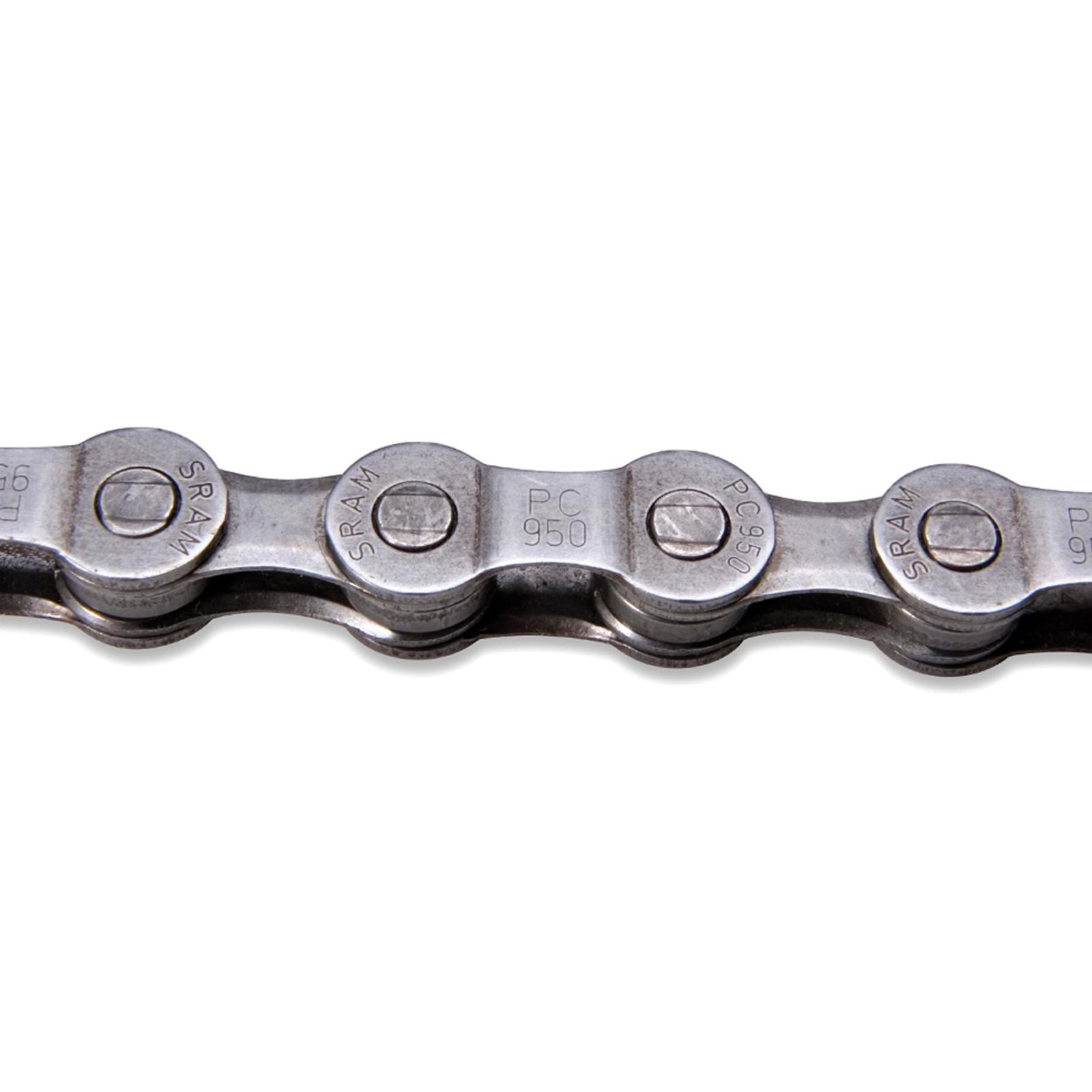 SRAM PC951 9 Speed Bicycle Chain 114 Links - Grey
