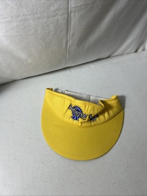 Pedigree Brand Adjustable Strap Yellow Visor Hat