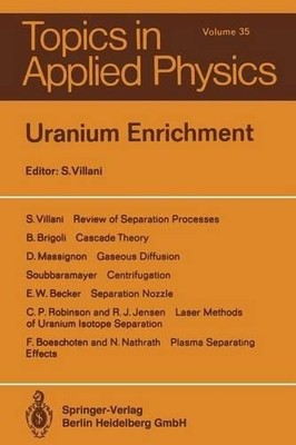 Uranium Enrichment - 9783662312629