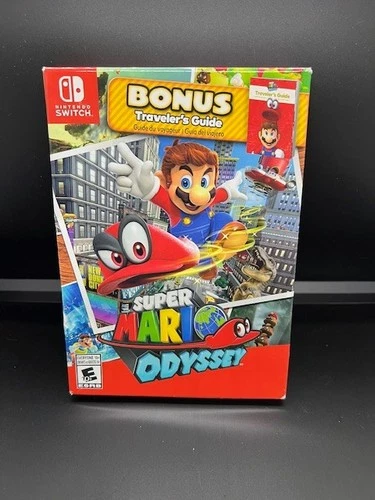 Super Mario Odyssey for Nintendo Switch w/Bonus Traveler's Guide