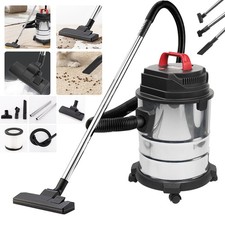 1600W Vacuum Cleaner Wet and Dry Bagless 20L Cylinder Powerful Compact Cleaning