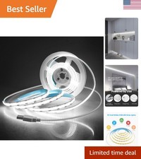 USB COB LED Strip Lights for TV 5V USB Powered LED Tape Lights Daylight White...