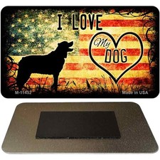 I Love My Dog Magnet Novelty Magnet Fridge Refrigerator Home Kitchen Decoration