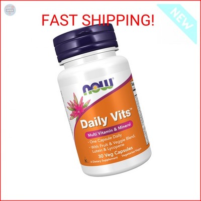 NOW Foods Supplements, Daily Vits with Fruit & Veggie Blend, Lutein and Lycopene