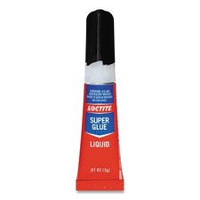 Loctite Super Glue Liquid Tubes, 0.07 oz, Dries Clear, 2/Pack
