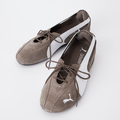 Puma Speedcat Ballet Nova Matte Bronze Black Womens Mary Jane