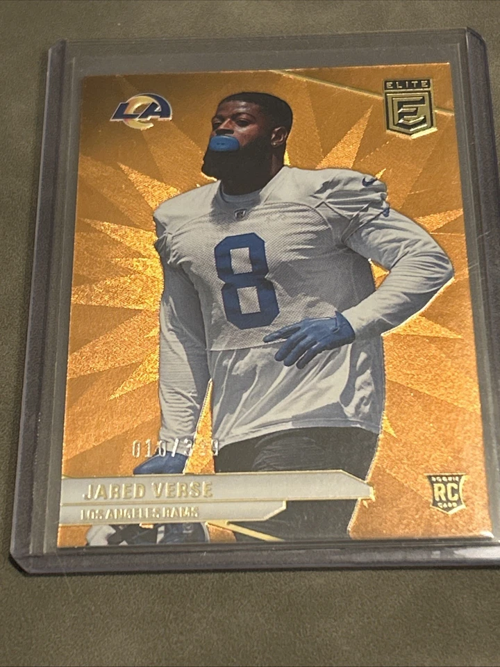 Jared Verse Rams 2024 Donruss Elite Orange Rookie Card /399 - Image 2 of 3