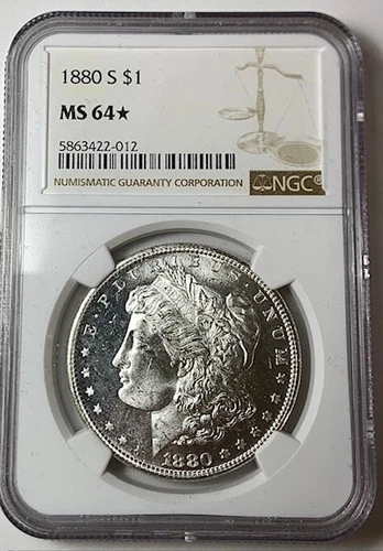1880-S Morgan Dollar — photo from another recent sale