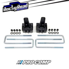 Pro Comp 4 Rear Lift Blocks U-bolt Kit For 2004-2020 Ford F150 F-150 4x4 Pro Comp 4 Rear Lift Blocks U-bolt Kit For 2004-2020 Ford F150 F-150 4x4