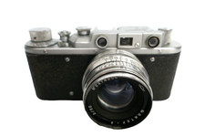 Vintage  Zorki (1) Body No.5552555 (C.1950-56) with 50mm/f2 Jupitor lens