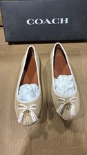 Coach FG2708 Women's Benni Jacquard Ballet In light Khaki SZ 5.5 B see PhotoX