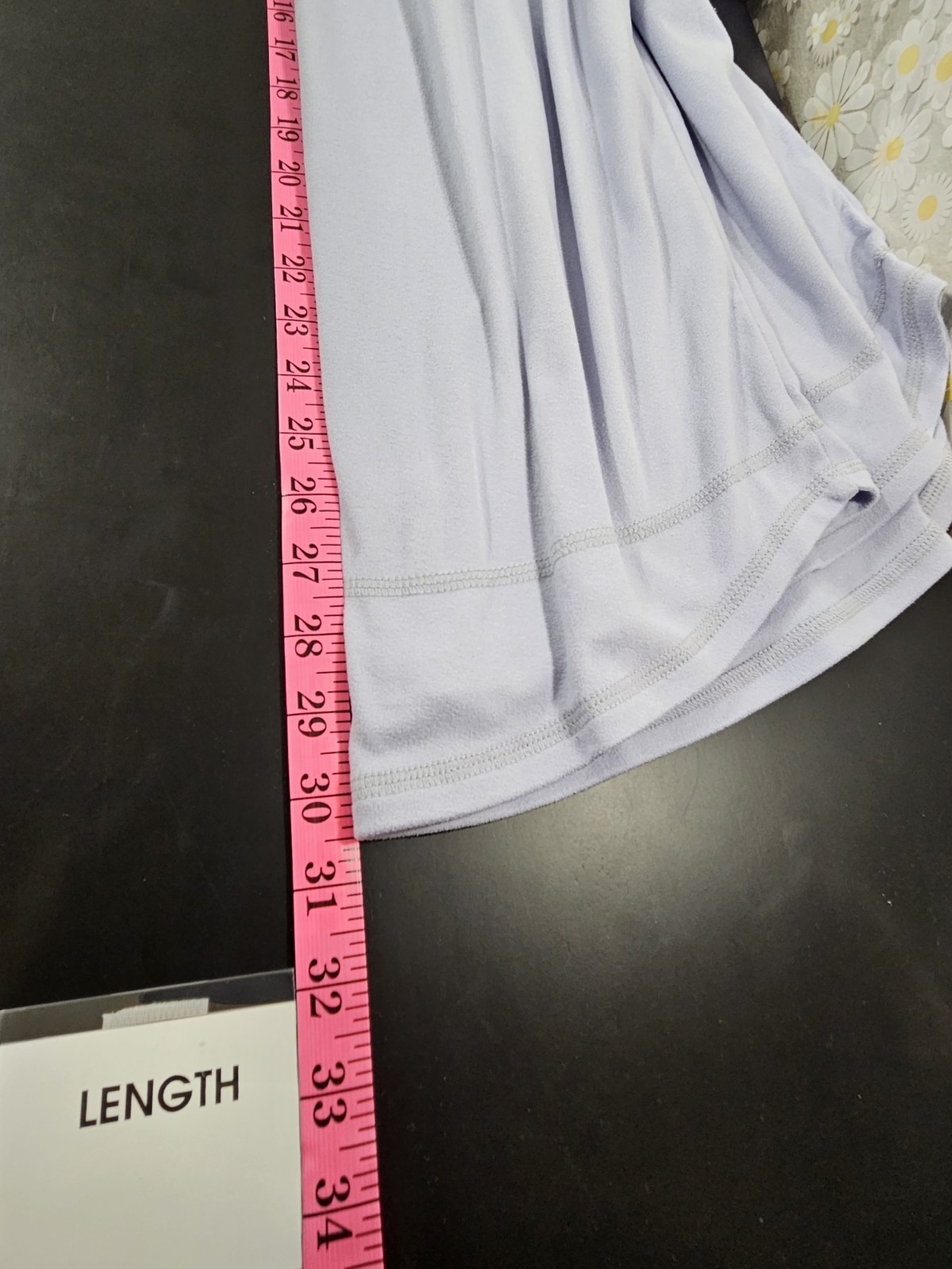 Womens Light Blue Large Top Solid Soft Plain Prac… - image 14