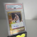 2024/25 Panini Donruss Optic Rookie Optics Autographs Reed Sheppard Gold PSA 9