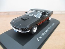 IXO D'Agostini American Cars Series; 1969 Mustang Mach I; black; 1/43; Mint