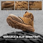 Men Waterproof Composite Toe Work Boots Lightweight Comfortable Safety Boots