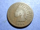 1886 Type 2 Indian Cent  Good