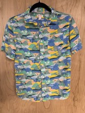 Cat Jack Hawaiian Shirt Boys XL 16 Colorful Youth