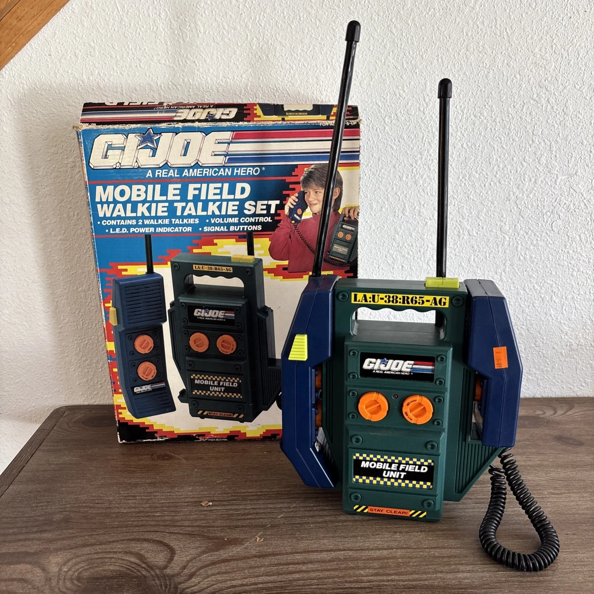 Kidytalk Paire de Talkie Walkie bleu rouge - Kidywolf - Talkies Walkies
