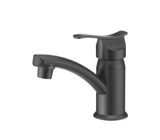 Dura Faucet RV Streamline Single Lever Centerset Lavatory Sink Faucet Matte Bla