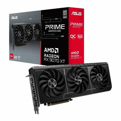 Asus Prime Graphics Card AMD RX 9070 XT 16GB OC Edition BRAND NEW & SEALED!