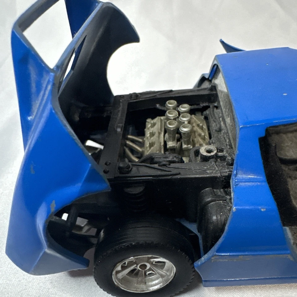 Burago 1/24 LANCIA STRATOS BLUE Die Cast Italian Italy - Image 2 of 4