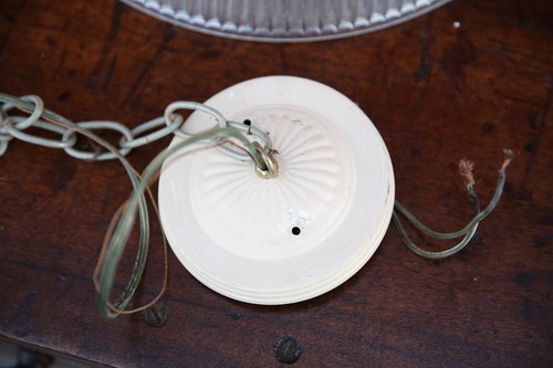 Vintage Mid Century hanging swag lights lamps pool table kitchen ceiling fixture - Picture 10 of 16