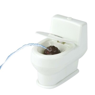 Mini Wasser Squirt Toilette lustiger Witz Streich klassisch Weihnachten Geburtstag Neuheit