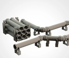 Pipes Terrain 3d Printing War Game Scenery