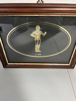 Clock Art Gerald Sterzik Star Wars C-3PO Made In Germany 11x9 Inch