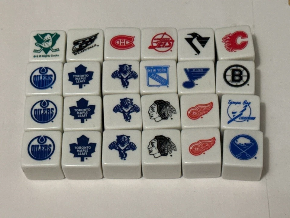 95-96 Playoff Hockey One on One Challenge 1-330.Commons, rare, dice, rulebooks - Image 3 of 3